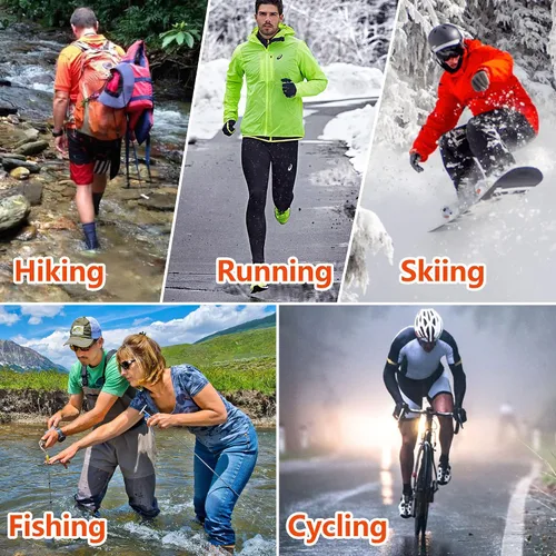 Miniatura 7 de Waterproof Socks for Men Women, Outdoor Sports Breathable Waterproof Socks for Hiking Camping Wading Trekking