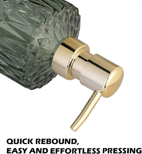 Miniatura 4 de YunNasi Dispensador de jabón con bomba, dispensadores de jabón líquido recargable para manos y platos para encimera de baño, fregadero de cocina