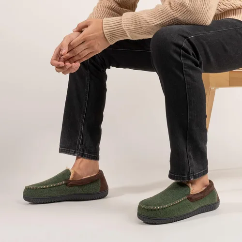 Miniatura 2 de RockDove Hearthfire - Pantuflas de espuma viscoelástica para hombre