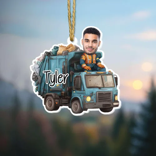 Miniatura 17 de Adorno acrílico en forma de cámara 2D, nombre personalizado y foto colgante de Navidad para fotógrafo, adorno de marco de fotos retro personalizado