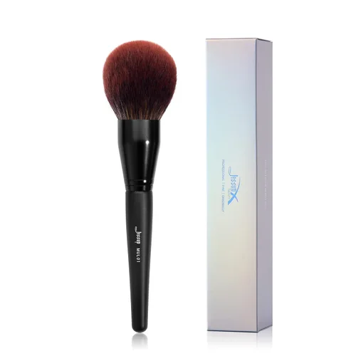 Miniatura 13 de Jessup Juego de brochas de maquillaje veganas con corrector en polvo, sombra de ojos, brocha para delineador de ojos, 16 piezas, cepillo cosmético