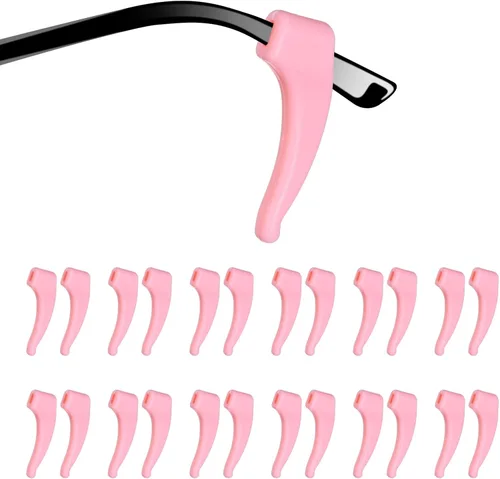 Miniatura 11 de HARFINGTON Antideslizante para gafas con agarre de oreja de silicona, gancho elástico para las orejas, retenedor de gafas, puntas de templo