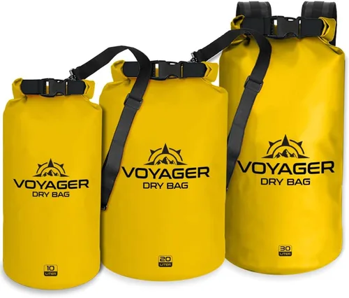 Miniatura 2 de EcoGear FX Bolsa seca impermeable resistente serie Voyager – Bolsa de compresión duradera – Kayak, rafting, canotaje, senderismo, pesca y camping
