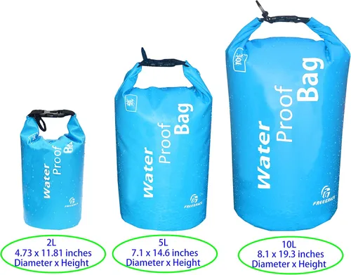 Miniatura 2 de Bolsa impermeable Freegrace: bolsa impermeable ligera con sellos y funda impermeable, flota en el agua, mantiene el equipo seco para kayak, playa
