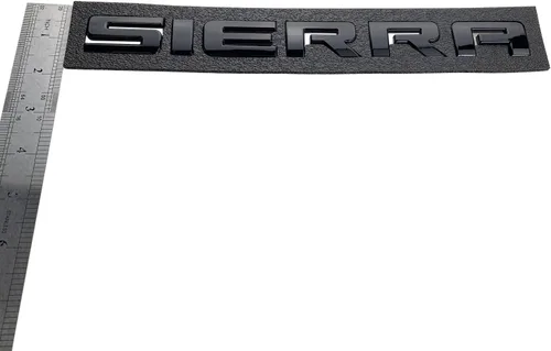 Miniatura 4 de 1x Emblema Cromado Sierra COMPATIBLE CON GMC Puerta Trasera Portón Trasero PORTÓN ELEVADOR Insignia Letras Nombre 3D Realzado Adhesivo Fuerte