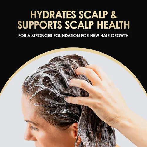 Miniatura 4 de ThickTails Acondicionador para el crecimiento del cabello para mujeres con biotina, cafeína y palma enana americana, acondicionador espesante sin