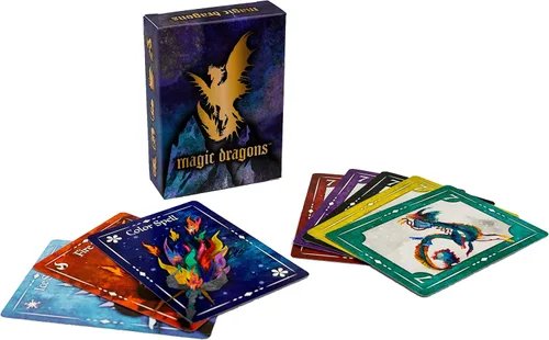 Miniatura 3 de Juego de Cartas de Dragones Mágicos - ¡Nuevo! - Captura de Cartas, Juego Familiar de Dragones Juegos de Cartas Divertidos para Adultos