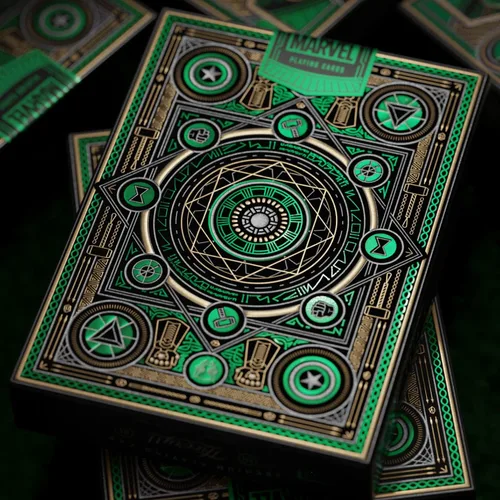 Miniatura 3 de theory11 Cartas de juego Avengers Edición Verde Premium - Juego de cartas de Marvel Studios de The Infinity Saga