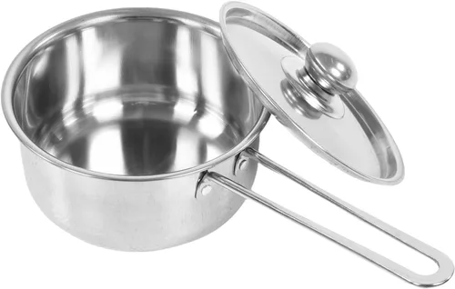 Miniatura 8 de Haofy Juego de utensilios de cocina de acero inoxidable de 6 piezas con sartén de 11.0 in y ollas de 18 a 10.2 in para inducción, gas, estufas