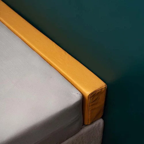 Miniatura 17 de YURRO Almohadilla de cuero sintético para cama de cabecero, protección acolchada para cabecera, almohada larga y alargadora de colchón suave, Beige