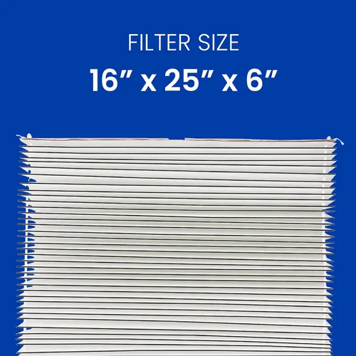 Miniatura 2 de AprilAire 501 Filtro de repuesto para AprilAire 5000 Purificador de aire para toda la casa - Equivalente MERV 15, Filtro de aire 16x25x6