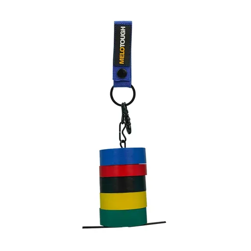 Miniatura 5 de MELOTOUGH Tanga de cinta para cinturón de herramientas, cintura electricistas, cadena con llavero y gancho de gatillo, color azul, 1 paquete