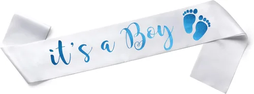 Miniatura 4 de OMISS Banda de purpurina perfecta para baby shower: disfruta de tu evento, Blanco (White Girl)