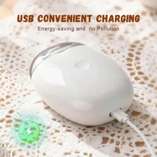 Miniatura 5 de Amoladora de uñas automática universal, cortaúñas eléctrico portátil con luz LED y 3 velocidades, cortador de uñas automático silencioso de 360°