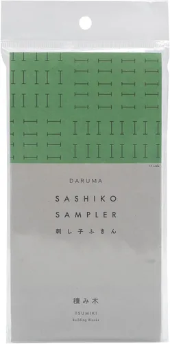 Miniatura 36 de DARUMA Sashiko Sampler - Tela original color azul marino (ángulo recto conectado)