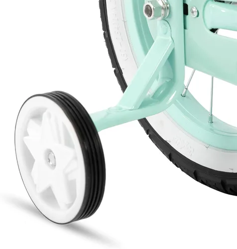 Miniatura 8 de JOYSTAR Bicicleta de crucero para niños de 12, 14 y 16 pulgadas, para niños de 2 a 7 años, bicicleta para niños con ruedas de entrenamiento, freno