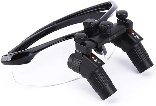 Miniatura 8 de REEHUT Lupas binoculares ergonómicas de 45 ° Ergo Loupes ultraligeras ajustables quirúrgicas lupas de trabajo distancia de trabajo 17.717 in (3.0X)