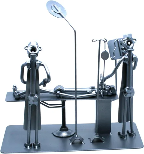 Miniatura 6 de Regalo de cirujano ortopédico personalizado, Tuercas y pernos escultura coleccionables, arte de metal reciclado, cumpleaños, regalo de jubilación l