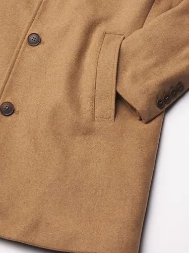 Miniatura 7 de DOCKERS Abrigo de mezcla de lana Henry para hombre (tallas regulares y grandes y altas)