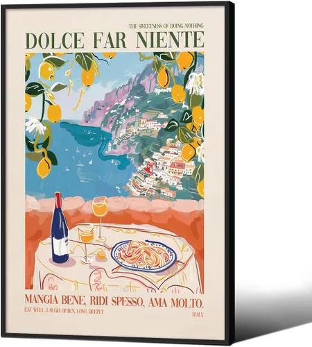 Miniatura 31 de Póster de pintura al óleo colorida de ventana abierta, arte de pared abstracto impresionista famoso y moderno, impresiones de lienzo estético