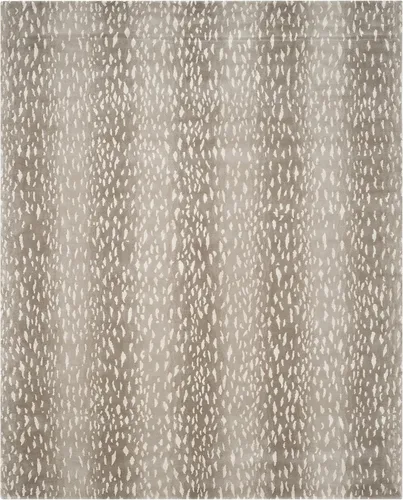 Miniatura 2 de SAFAVIEH Alfombra de área de 8 x 10 pulgadas, colección tibetana, grande, gris, lana anudada a mano, ideal para sala de estar, dormitorio, oficina