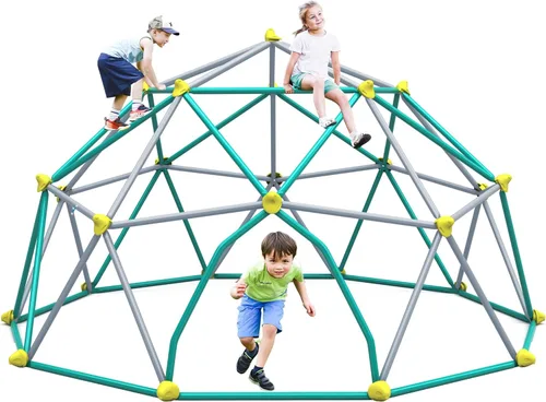 Merax Domo de escalada de 13 pies, escalador de cúpula al aire libre para niños de 3 a 10 años, soporta 1000 libras, fácil montaje, parque infantil,