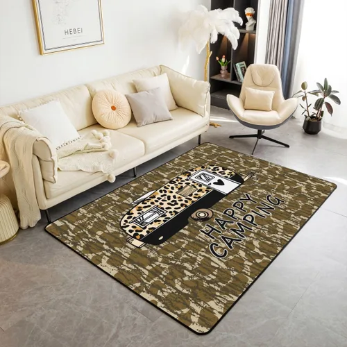 Miniatura 27 de Erosebridal American Flag Area Rugs 3x5 for Bedside Kitchen Army Green Camo Washable Rug Bear Claw Hunting Theme Decorative Accent Rug Camoflage