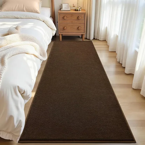 Miniatura 24 de ISEAU Alfombra de pasillo de 2 x 4 pies para pasillo, alfombra de espuma viscoelástica suave con parte inferior de agarre de silicona antideslizante