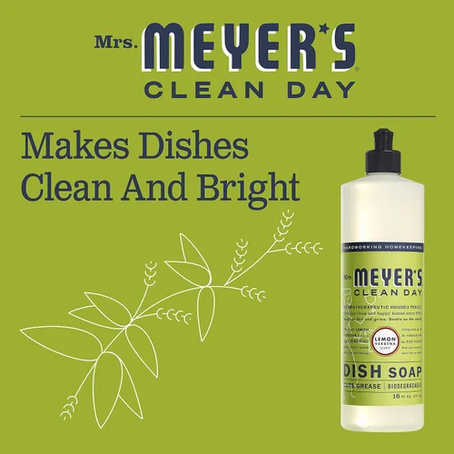 Miniatura 65 de Mrs. Meyer’s Clean Day - Detergente líquido para platos, aroma a lavanda, botella de 16 oz