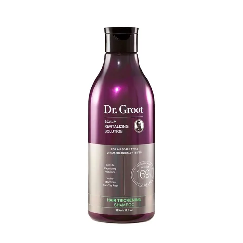 Dr. Groot Champú para engrosar el cabello, cuidado coreano del cabello con biotina, aceite de romero para ayudar a dar volumen al adelgazamiento, el
