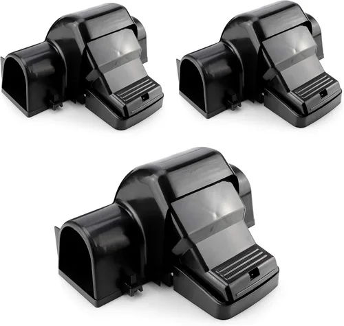 Miniatura 11 de eXuby Trampas para ratas seguras para mascotas y niños con diseño de túnel - Doble entrada para una mejor tasa de captura - Sin veneno dañino