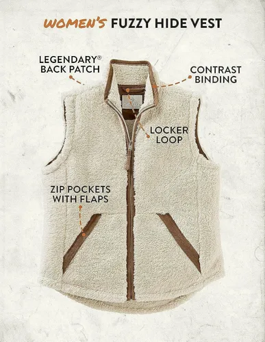 Miniatura 7 de Legendary Whitetails Chaleco de forro polar mullido para mujer