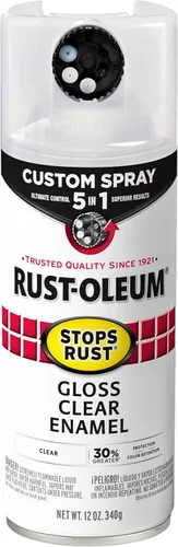 Miniatura 21 de Rust-Oleum 376855 - Pintura en aerosol antióxido personalizada 5 en 1, 12 onzas, color negro mate, (paquete de 1)