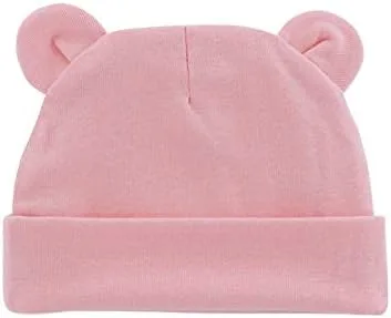 Miniatura 5 de Guozyun Sombreros recién nacidos Bebé Niña Algodón Beanie Gorras Sombrero Bebé Suave Cráneo Tapas Hospital Sombrero para Bebé Niña 0-12 Meses