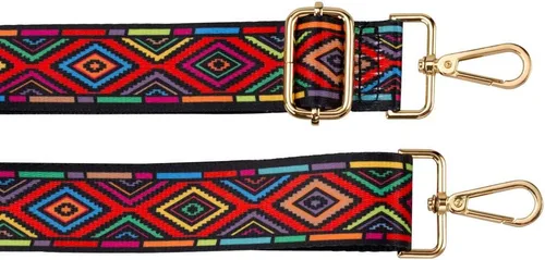 Miniatura 4 de ZANQANO - Correa de repuesto para bolsa bandolero, ajustable, estilo guitarra, multicolor