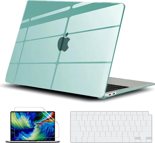 Miniatura 27 de GVTECH Funda para MacBook Air de 13 pulgadas (2010-2017) A1369 A1466 carcasa rígida de plástico, carcasa negra