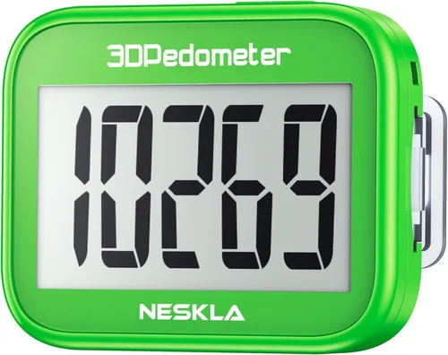 Miniatura 13 de 3D Pedometer for Walking, Simple Step Counter with Large Digital Display, Step Tracker with Removable Clip Lanyard, Accurately Track Steps for Men