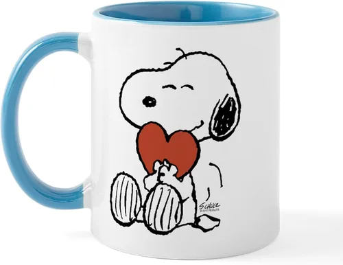 Miniatura 30 de CafePress Springtime Snoopy - Taza de café de cerámica, taza de té, 11 onzas