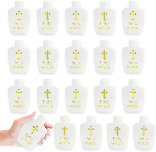 Miniatura 7 de 5 botellas de agua bendita envases vacíos de agua bendita 2.0 fl oz botella de plástico de agua bendita