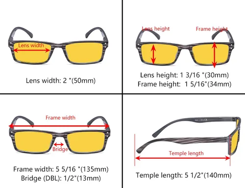 Miniatura 4 de Eyekepper Lentes con filtro de luz azul que bloquean el deslumbramiento digital para mujeres y hombres, pantalla de computadora de lectura, tortuga