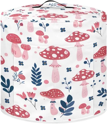 Miniatura 23 de Cubierta antipolvo para olla a presión con estampado floral de pájaros, compatible con 3 cuartos de galón, cubierta antipolvo instantánea duradera