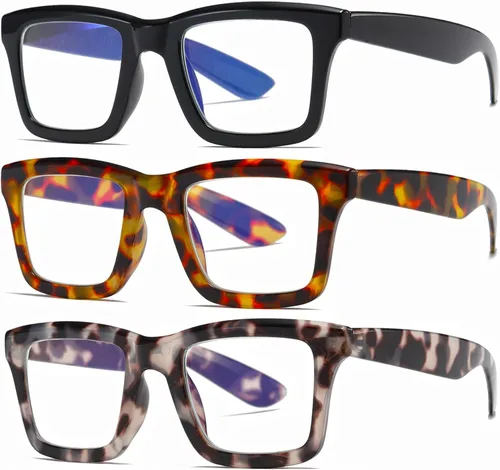 Miniatura 9 de Reading Glasses for Women Men Blue Light Blocking Readers 4 mezcla