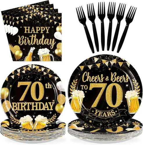 Miniatura 20 de 96 piezas de decoraciones de fiesta de cumpleaños de cristal, con gemas moradas, platos y servilletas de diamante, juegos de vajilla de geología