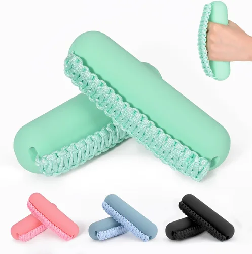 Miniatura 19 de Hikeen - Juego de pesas de mano para mujeres y hombres, mancuernas suaves de 2 (1lb, 2lbs o 3lbs), peso para caminar con correa para manos