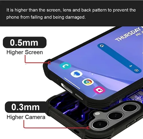 Miniatura 300 de CARLOCA Funda compatible con Samsung Galaxy S22 Ultra, diseño gráfico de Star Howling Wolfs Samsung Galaxy S22 Ultra, diseño gráfico, a prueba