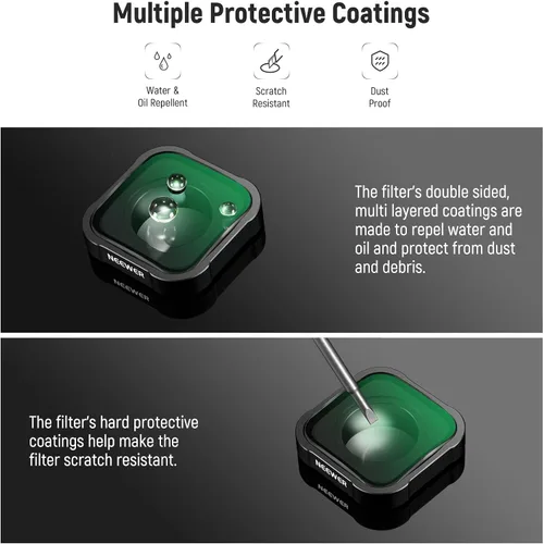 Miniatura 5 de NEEWER Lente de aumento 15X 2.8-3.9 in Distancia focal para fotografía macro primer plano, compatible con cámara de acción GoPro Hero 13 12 11 10 9