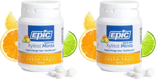 Miniatura 22 de Epic Mentas 100% xilitol, sin aspartamo, sin azúcar, mentas con sabor a canela, 180 piezas (paquete de 2)
