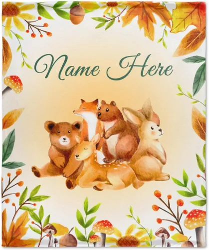 Miniatura 51 de Manta personalizada con nombre, suave, acogedora y ligera, con nombre para sofá o cama, regalo personalizado, unisex, tamaño XS, 40 x 30 pulgadas