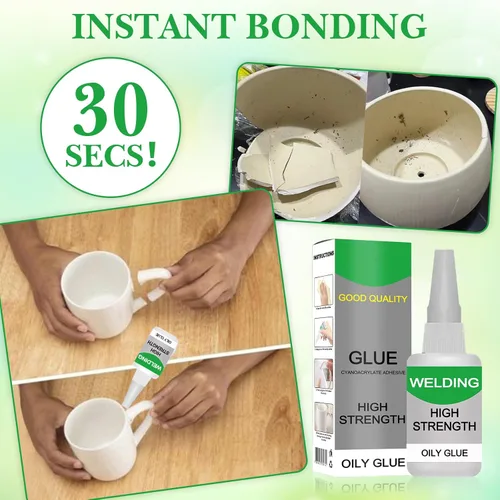 Miniatura 3 de Pegamento aceitoso de alta resistencia para soldadura, pegamento mágico multifuncional para soldadura aceitosa súper fuerte, pegamento universal