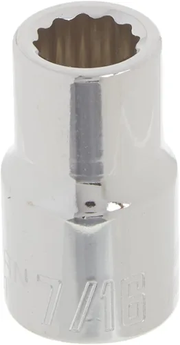 Miniatura 2 de CRAFTSMAN - Llave poco profunda, SAE, accionamiento de 1/2 pulgada, 1 pulgada, 12 puntas (CMMT47514)